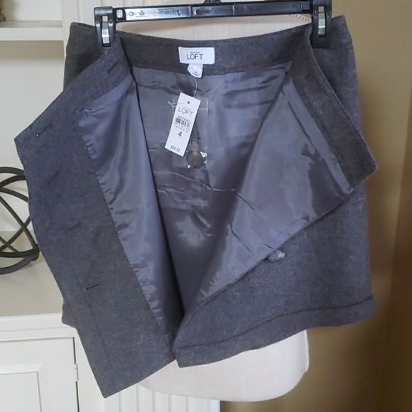 Loft Wrap Mini Skirt, NWT - Picture 3 of 5